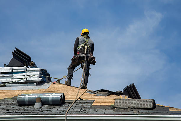 Professional Roofing technician working in Chantilly, VA